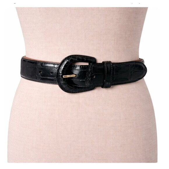 Ralph Lauren Accessories - RALPH LAUREN Belt Collection Genuine Alligator Women's Size 28 black